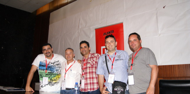 D'esquerra a dreta: Juan Jose Lucena, Buenaventura Baca, Valentín Pérez, Aitor Castillo i Pedro Fabián.