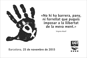 Placa commemorativa contra les violències masclistes