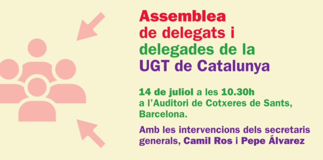 Assemblea de delegades i delegats de la UGT de Catalunya