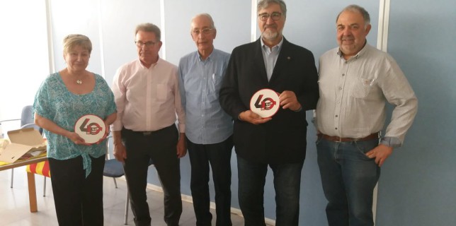 Acte a Cambrils: 40 anys de la Unió de Jubilats i Pensionistes (UJP-UGT de Catalunya) a les Comarques de Tarragona